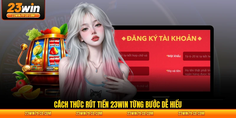 Cách thức rút tiền 23WIN từng bước dễ hiểu