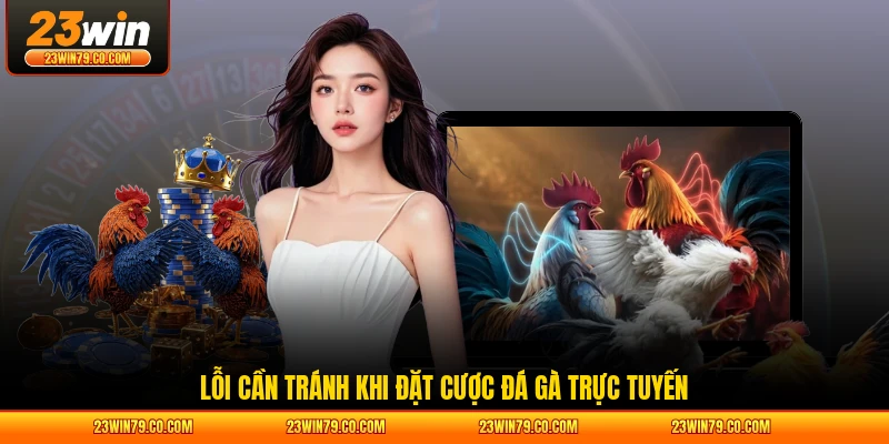 Lỗi cần tránh khi đặt cược đá gà trực tuyến